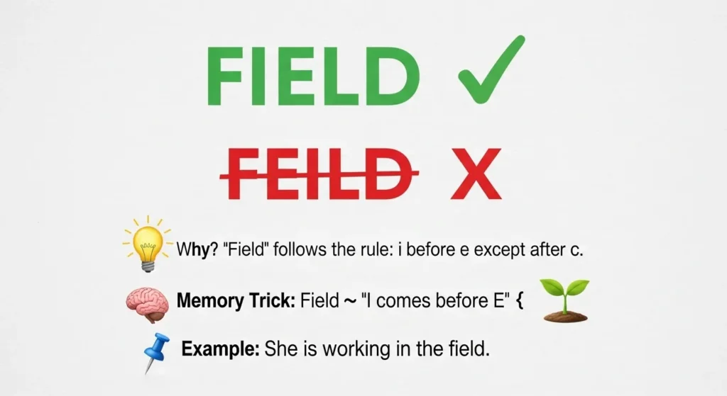 Quick Answer : Feild or Field