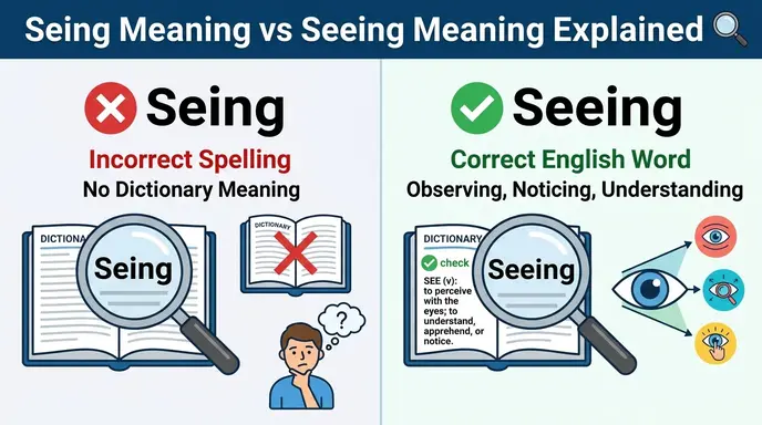 Seing Meaning vs Seeing Meaning Explained