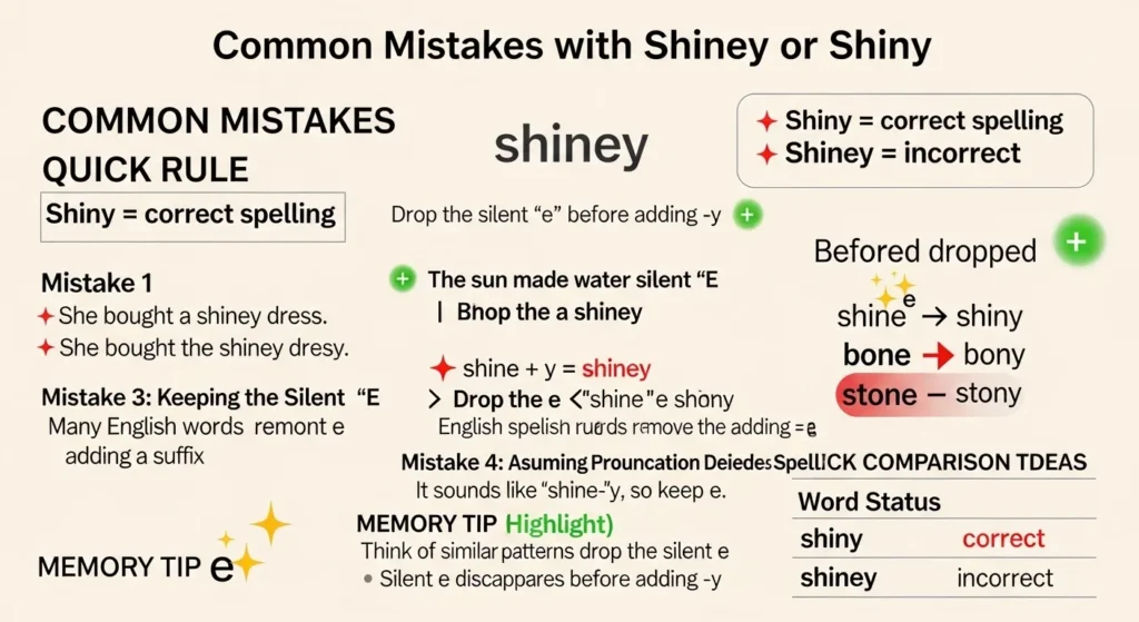 Common Mistakes with Shiney or Shiny