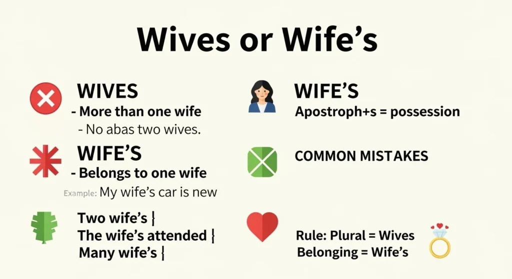 Common Mistakes with Wives or Wife’s