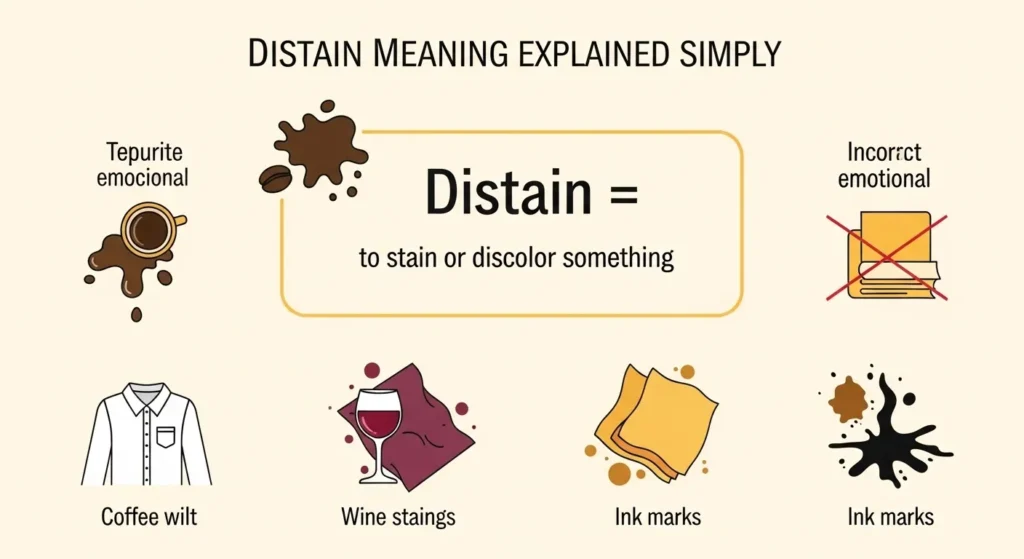 Distain Meaning, Definition & Usage in Simple Words
