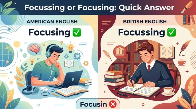 Focussing or Focusing: Quick Answer