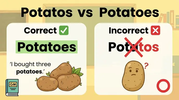 Potatos or Potatoes: Quick Answer