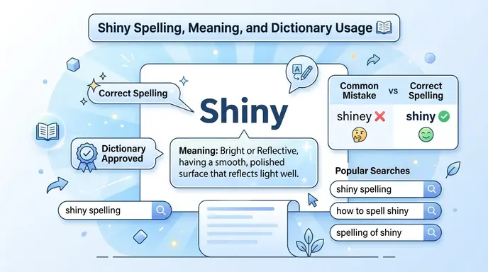 Shiny Spelling, Meaning, and Dictionary Usage
