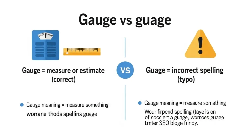 What Does Gauge or Guage Mean?