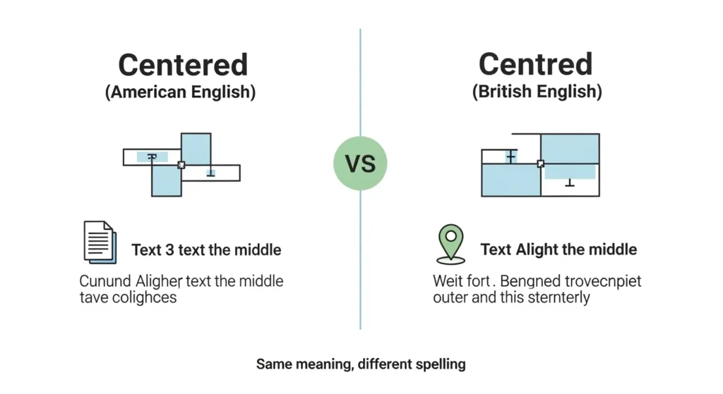 Centred or Centered : Quick Answer