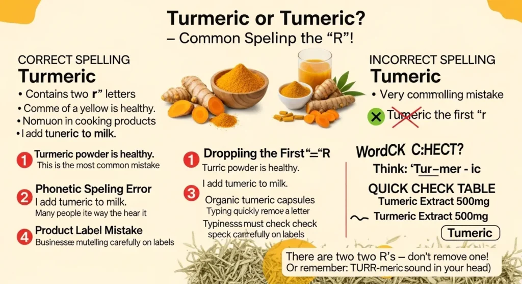 Common Mistakes with Turmeric or Tumeric