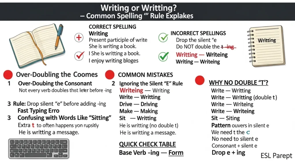 Common Mistakes with Writing or Writting