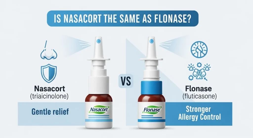 Is Nasacort the Same as Flonase?