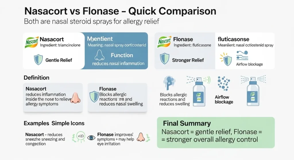 Nasacort or Flonase : Quick Answer