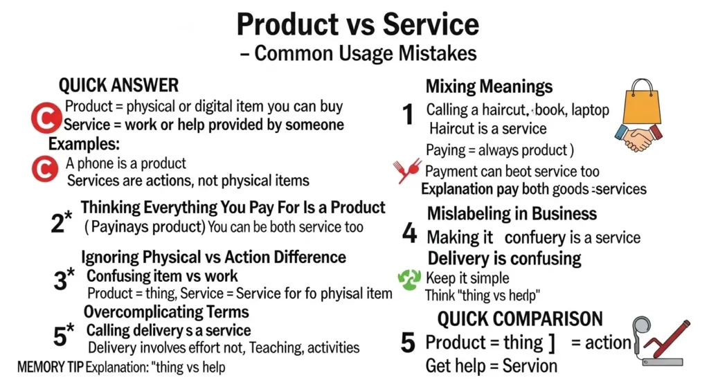 Common Mistakes with Product or Service 