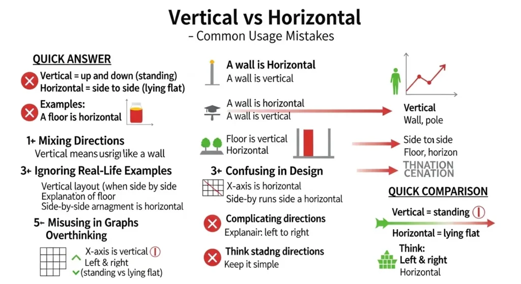 Common Mistakes with Vertical or Horizontal 