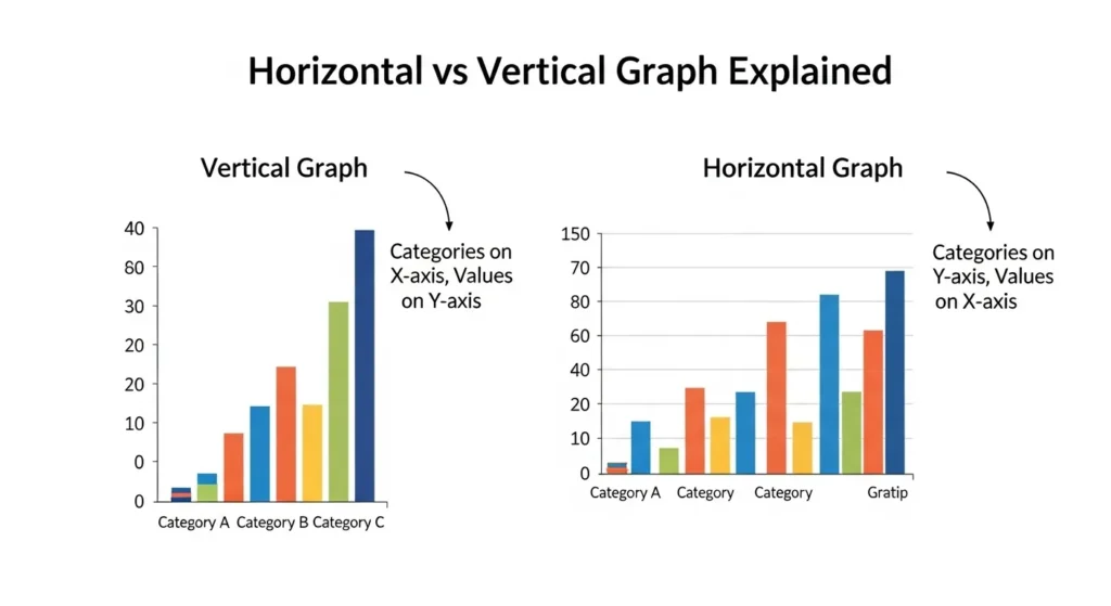 Horizontal vs Vertical Graph Explained