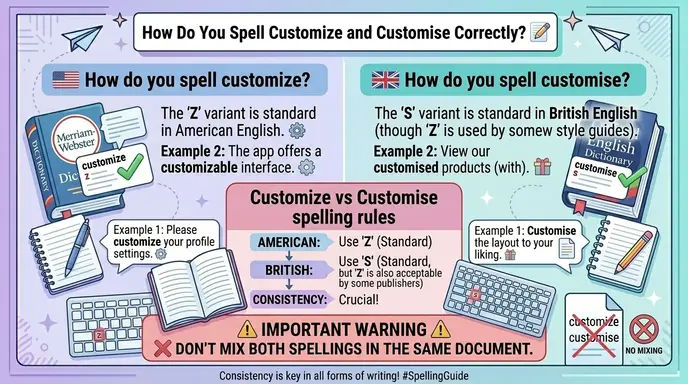 How Do You Spell Customize and Customise Correctly?