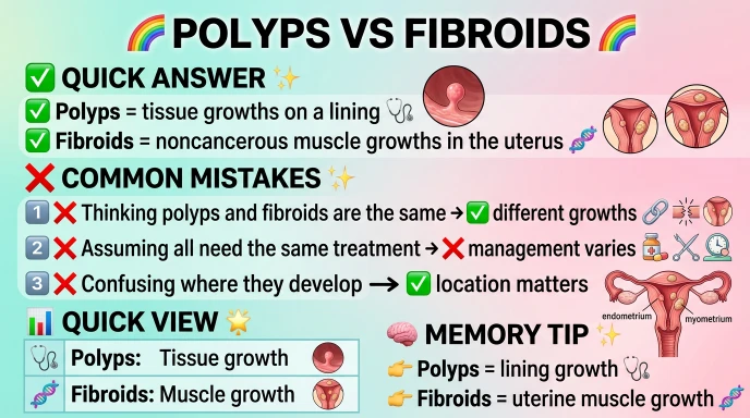 Common Mistakes with Polyps or Fibroids
