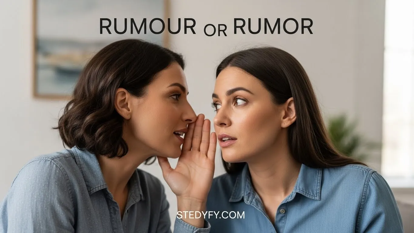 Rumour or Rumor