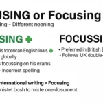 focussing or focusing