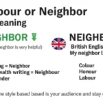 neighbour or neighbor