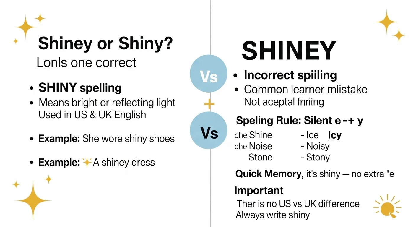 shiney or shiny