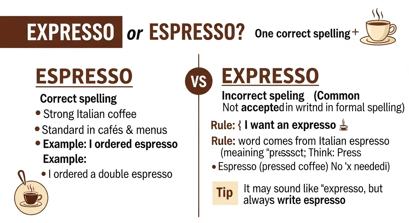 expresso or espresso