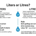 litres or liters