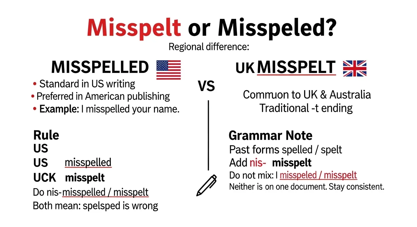 misspelt or misspelled