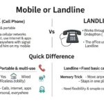 mobile or landline