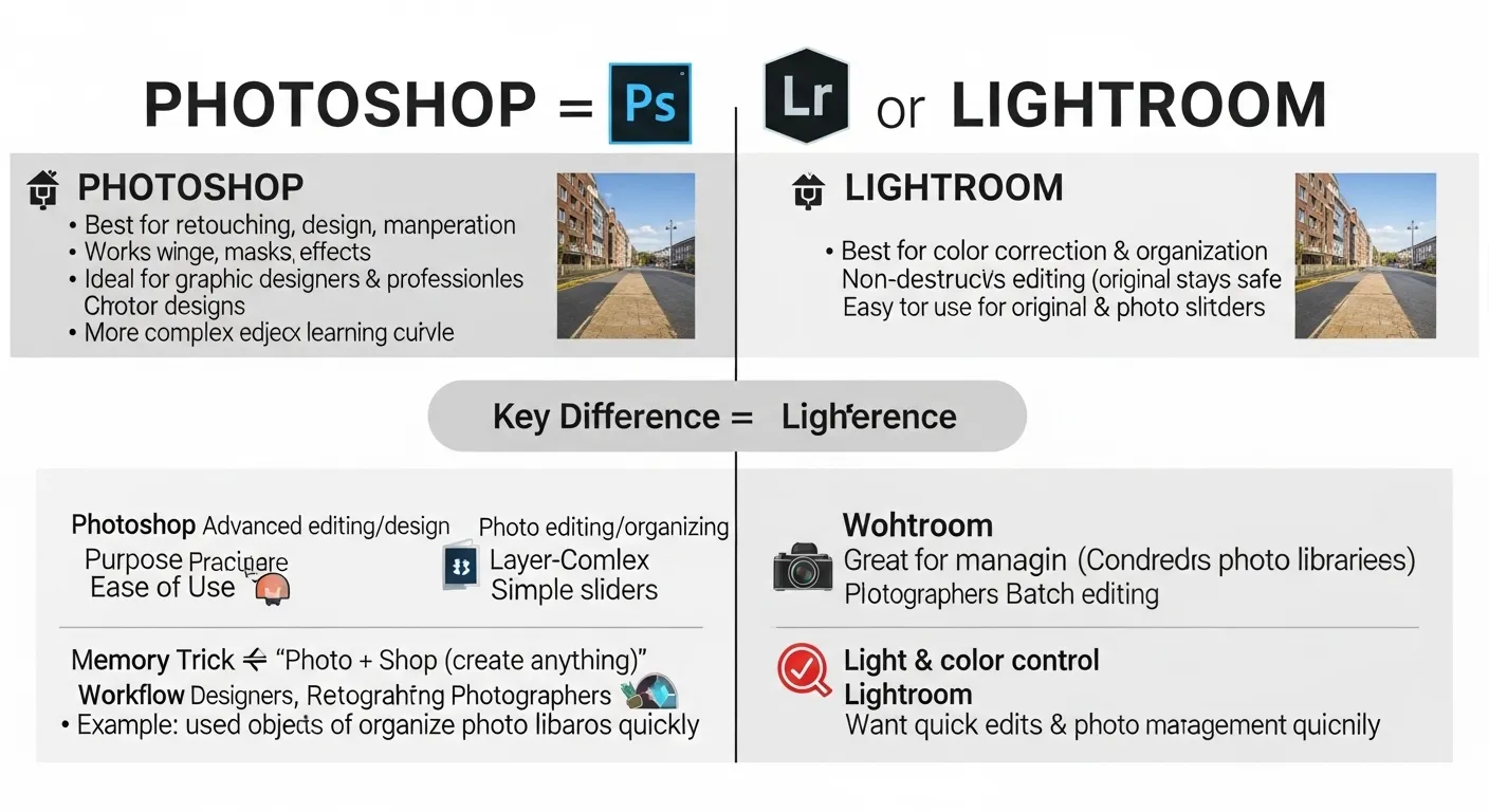 photoshop or lightroom