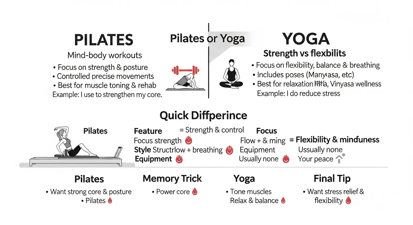 pilates or yoga