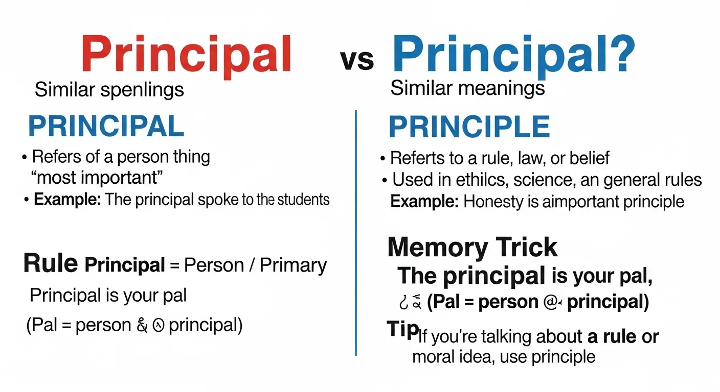 principle or principal