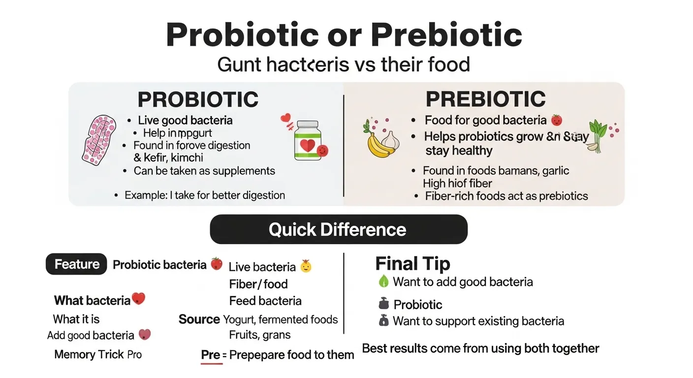 probiotic or prebiotic