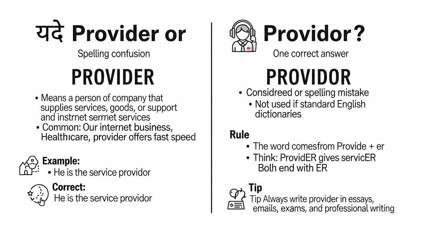 providor or provider