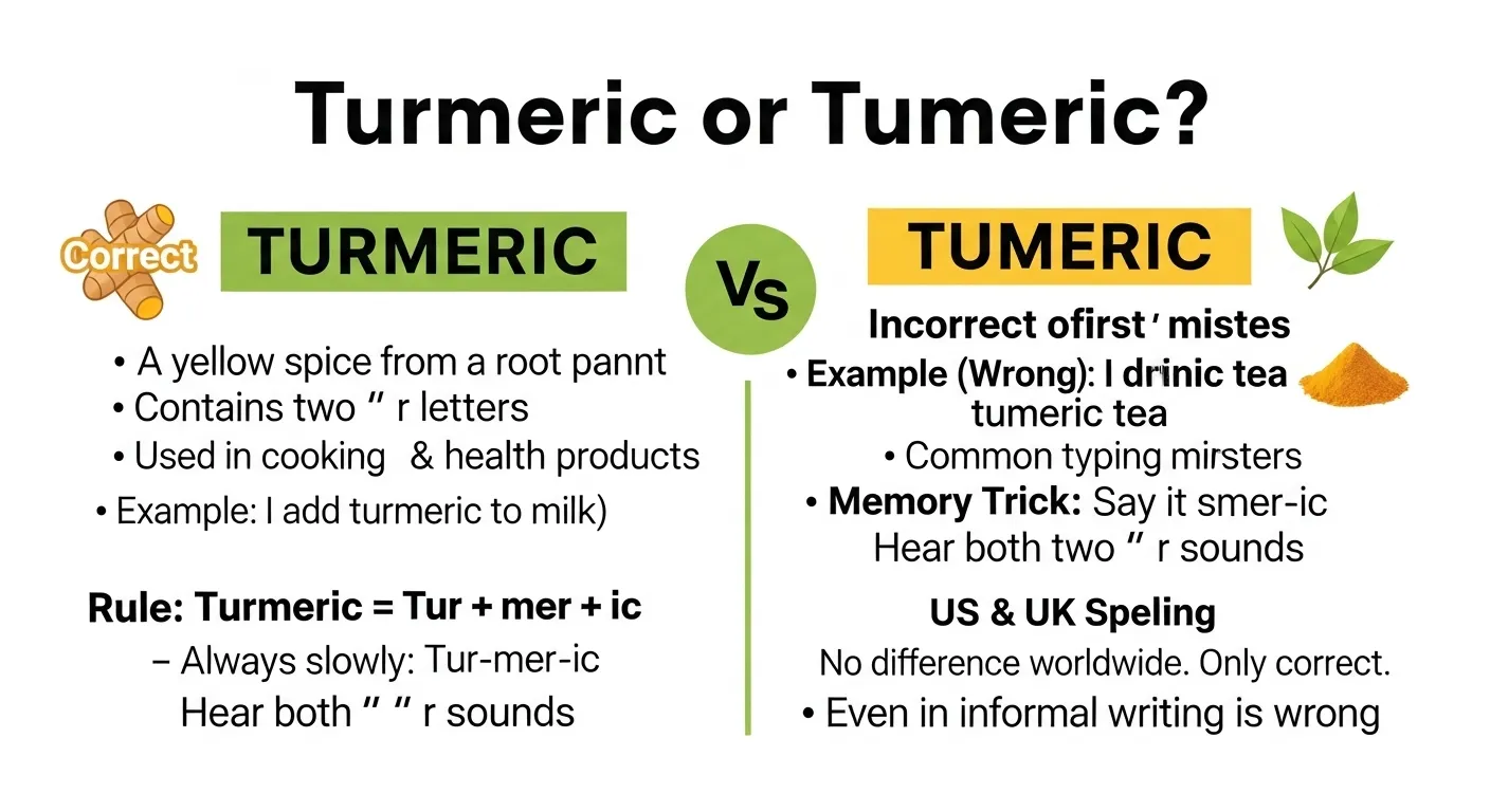 turmeric or tumeric