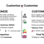 customize or customise