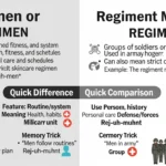 regimen or regiment
