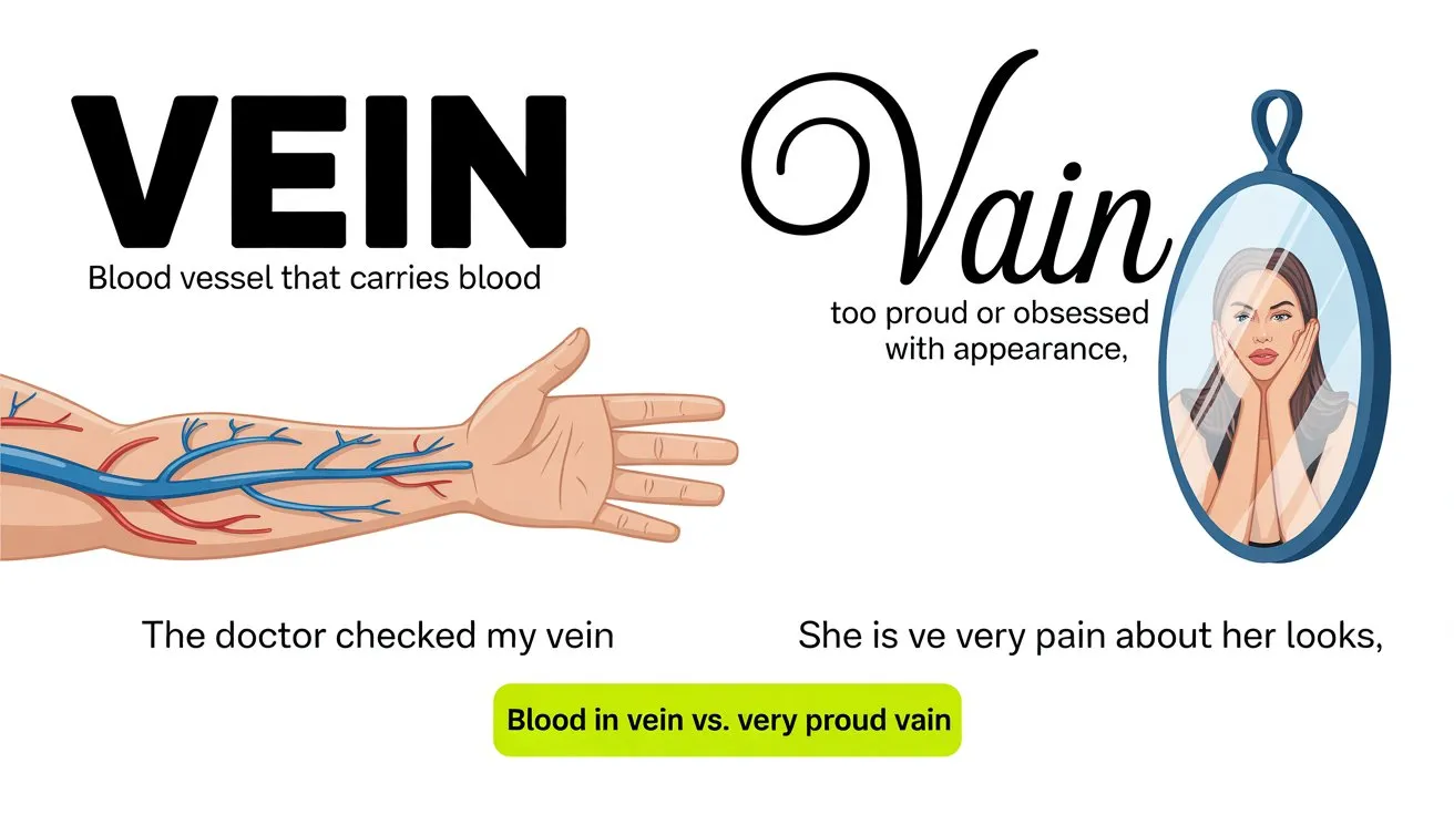 vein or vain