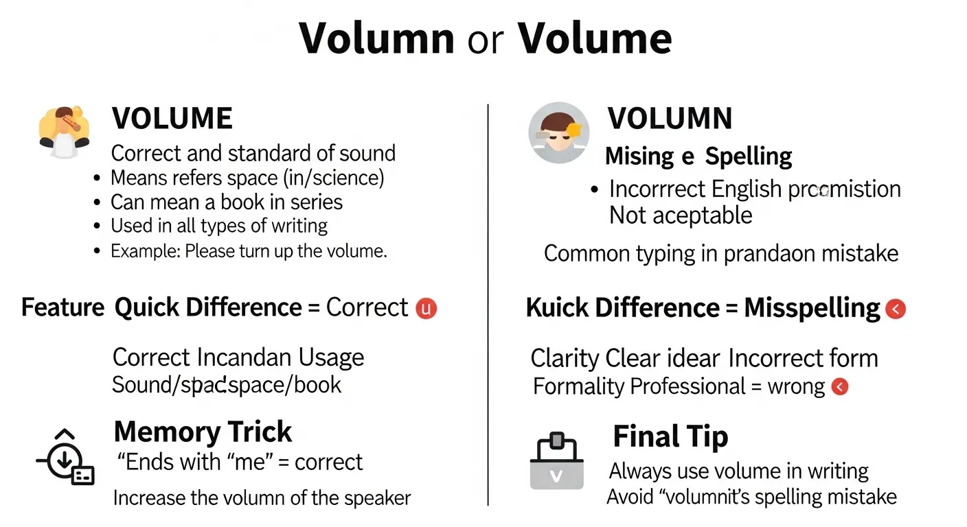 volumn or volume