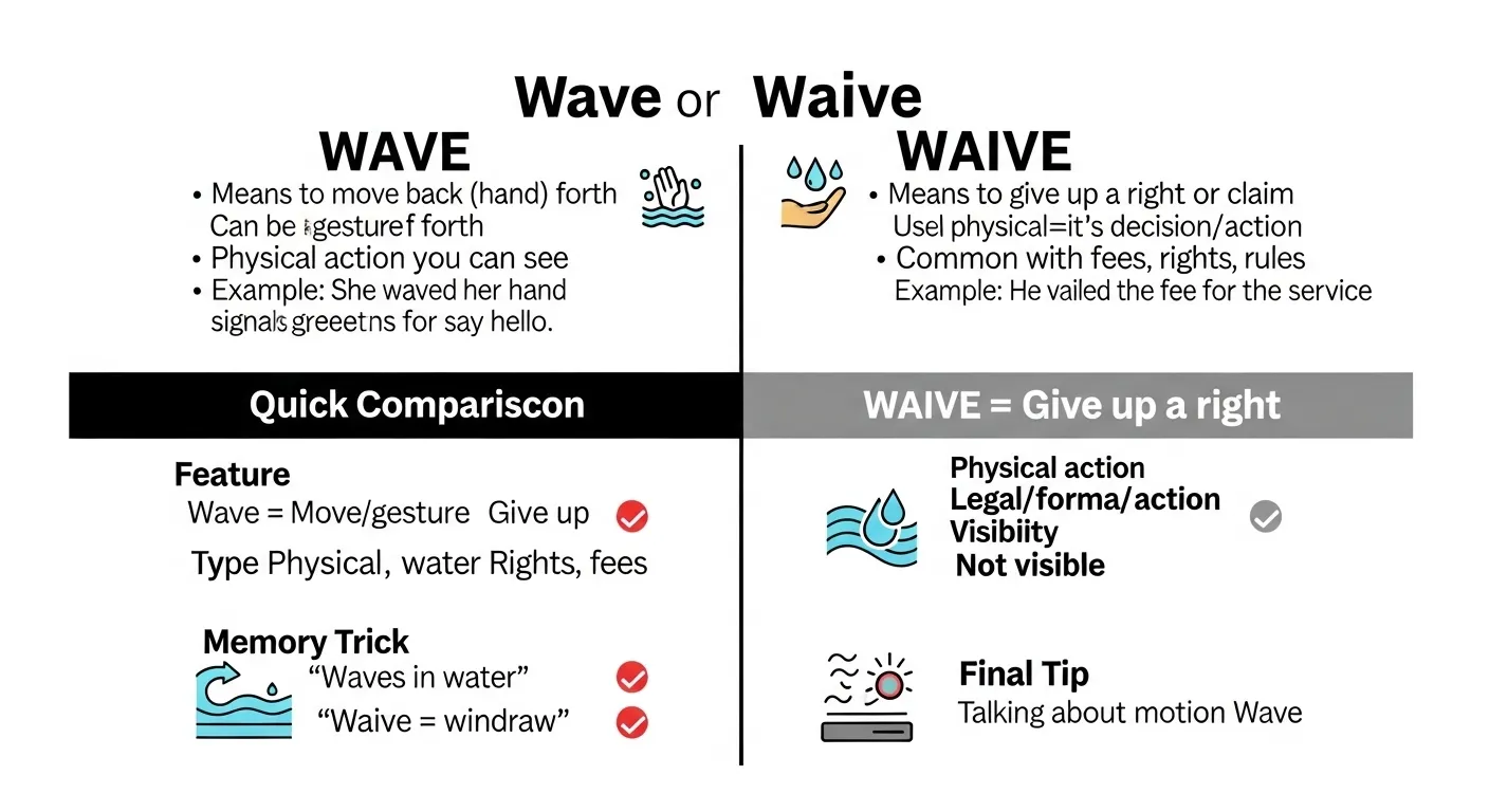 wave or waive
