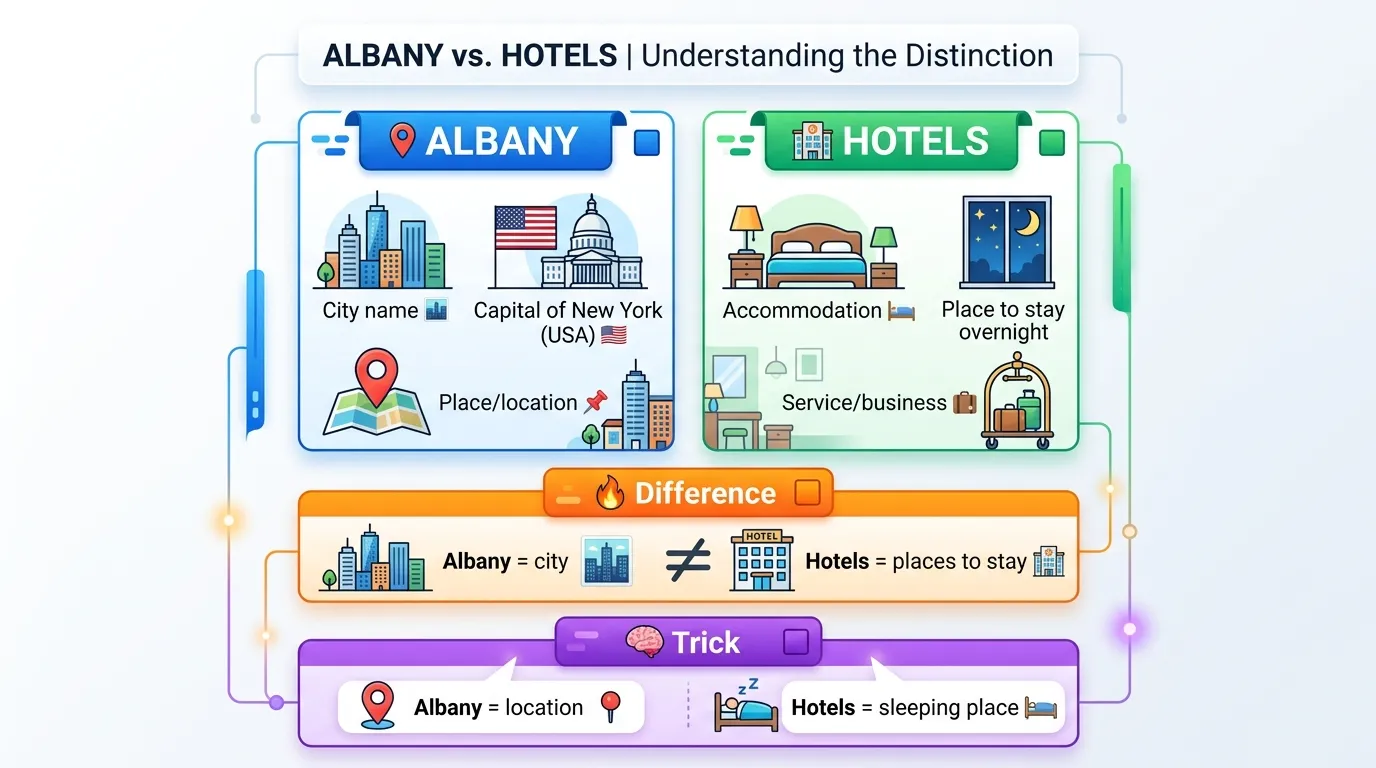 albany or hotels