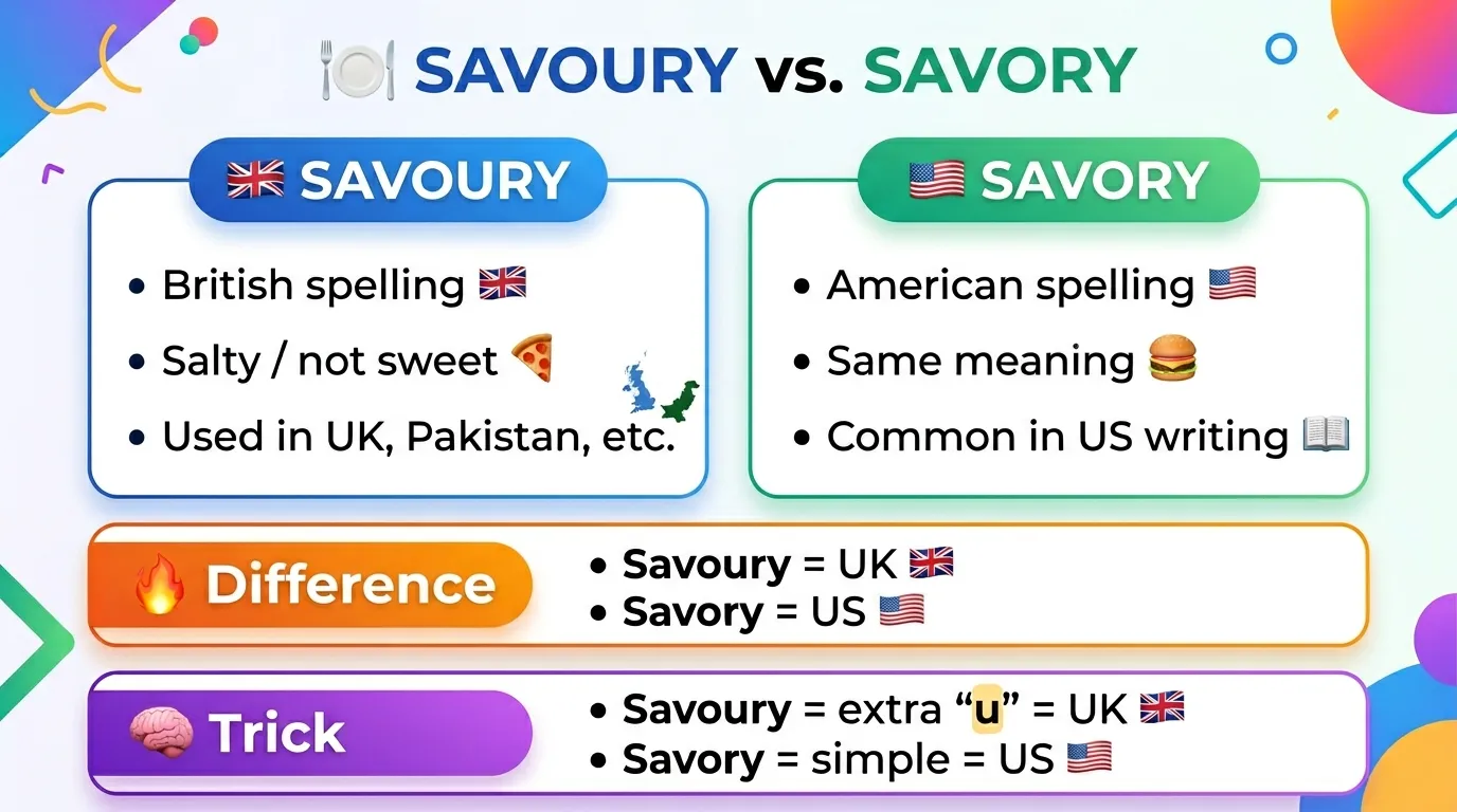 savoury or savory