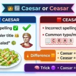 caesar or ceasar