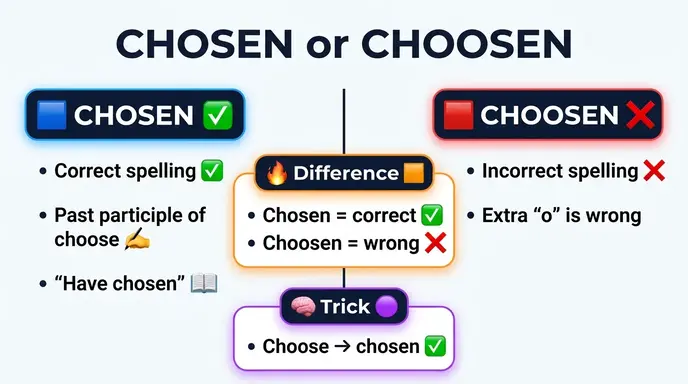 chosen or choosen