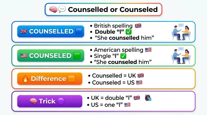 Counselled or Counseled