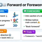 forward or foreword