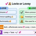 lovie or lovey