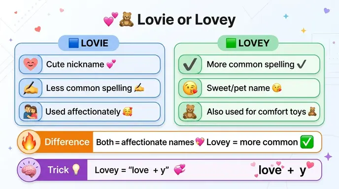lovie or lovey