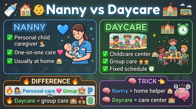 nanny or daycare