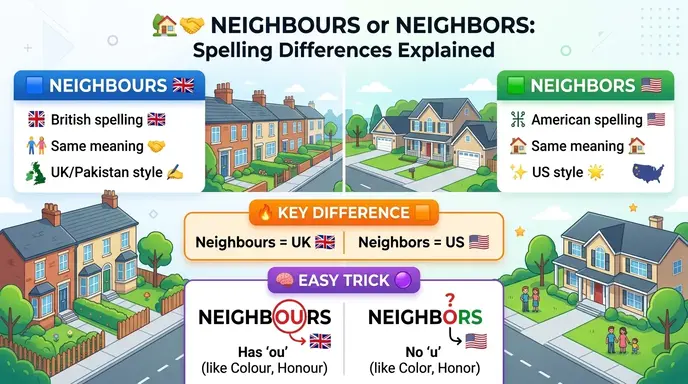 neighbours or neighbors