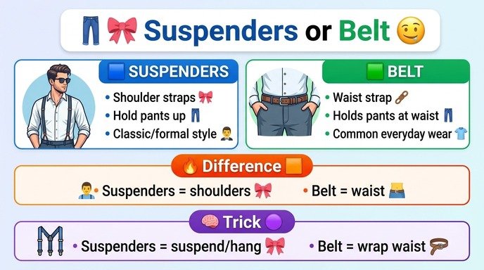 suspenders or belt