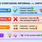 unformal or informal